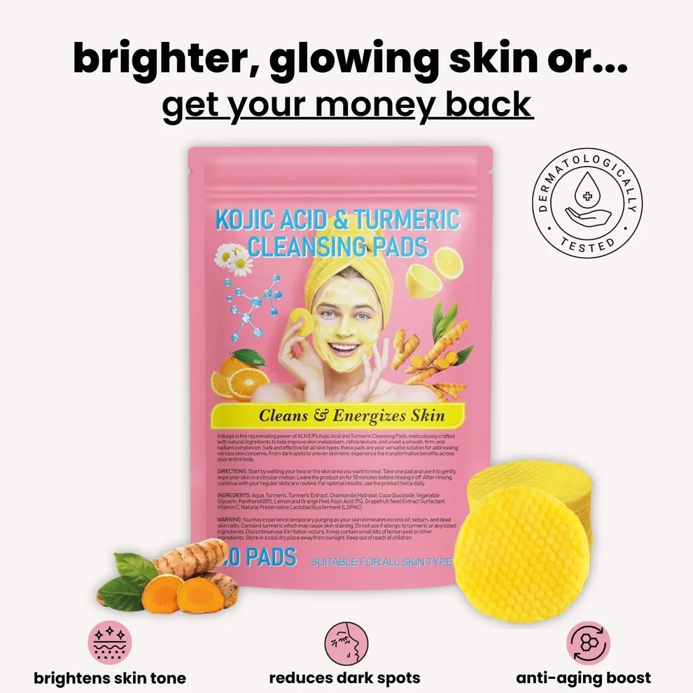 Turmeric & Kojic Acid Pads - Blushbae